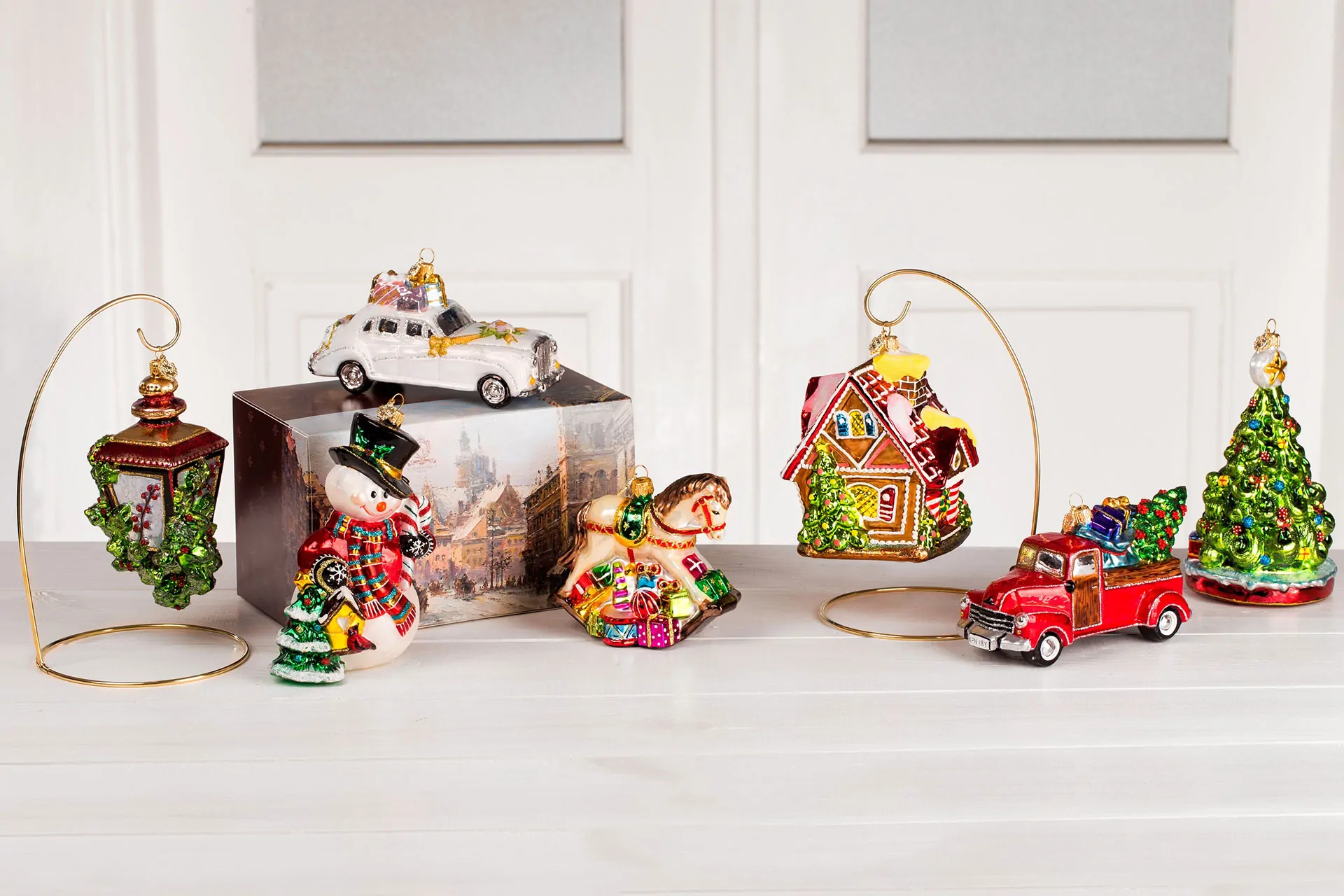 Hand made glass ornaments from Poland 2