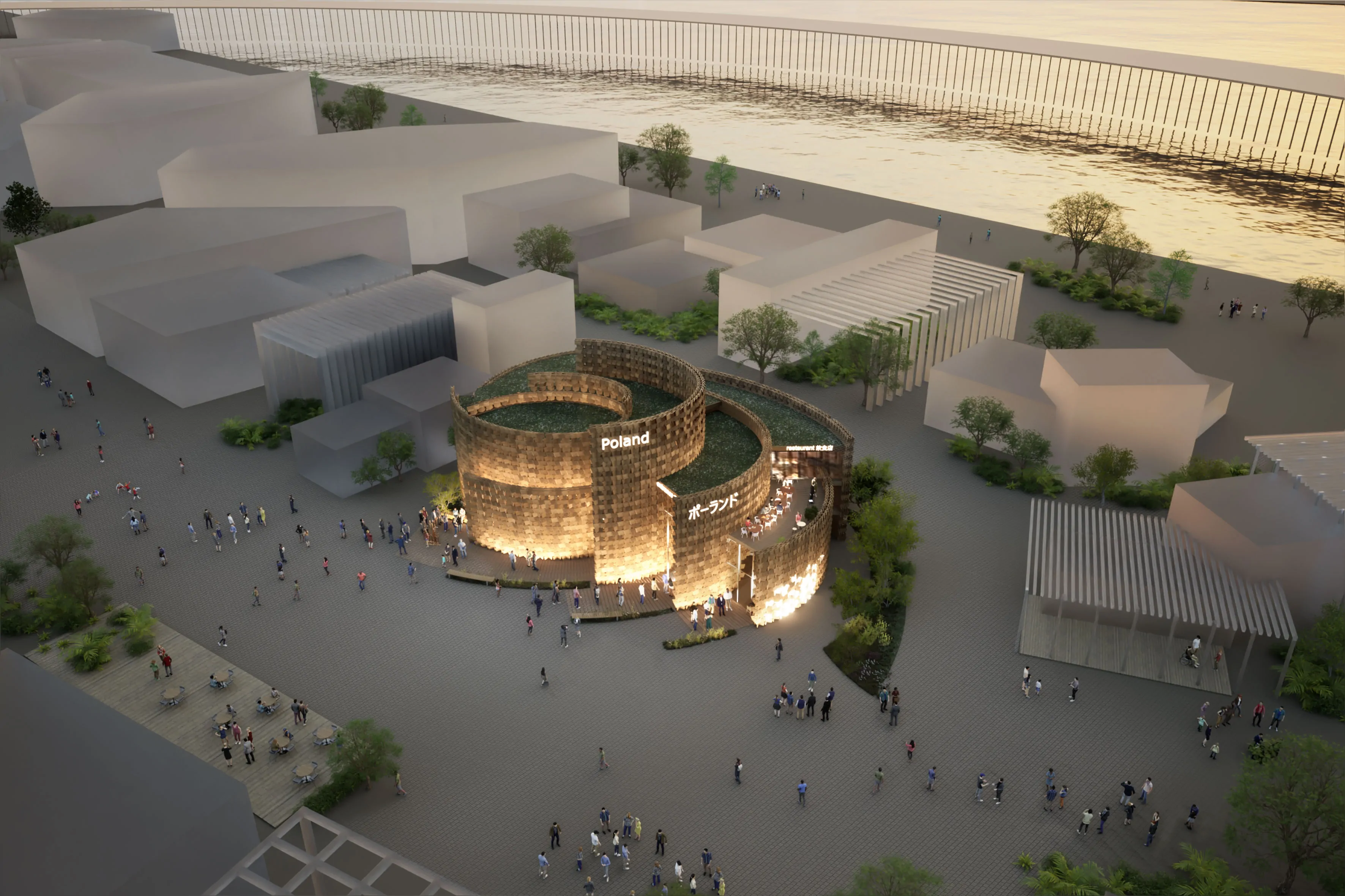 koncepcja architektoniczna Pawilonu Polski
